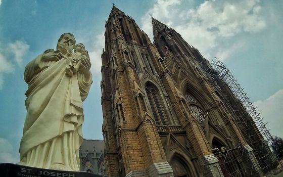 The Cathedral of St. Joseph and St. Philomena in the Diocese of Mysore, India (Dreamstime/Sushanth K)